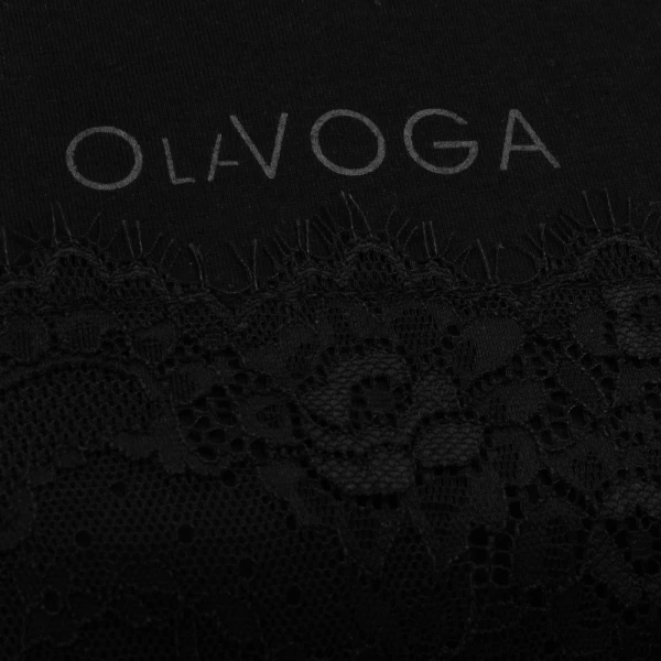T-shirt damski OLAVOGA VERLACE 2026 czarny - maWer Fashion