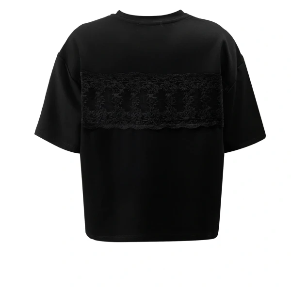 T-shirt damski OLAVOGA TRIOASI 2026 czarny - maWer Fashion
