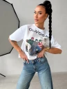 T-shirt damski OLAVOGA TRIOASI 2026 biały - maWer Fashion