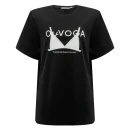 T-shirt damski OLAVOGA BRAFITTI 2026 czarny - maWer Fashion