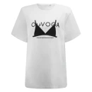 T-shirt damski OLAVOGA BRAFITTI 2026 ecru - maWer Fashion