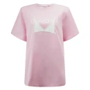 T-shirt damski OLAVOGA BRAFITTI 2026 pudrowy róż - maWer Fashion