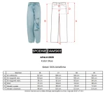 Spodnie damskie jeansy OLAVOGA APALO 2026 niebieskie - maWer Fashion