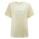 T-shirt damski OLAVOGA BRAFITTI 2026 masełkowy żółty - maWer Fashion