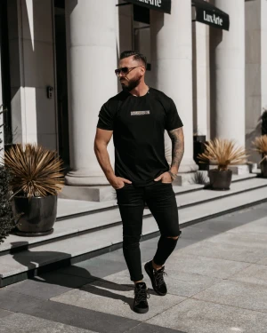 T-shirt męski OLAVOGA SOBRE 2026 czarny