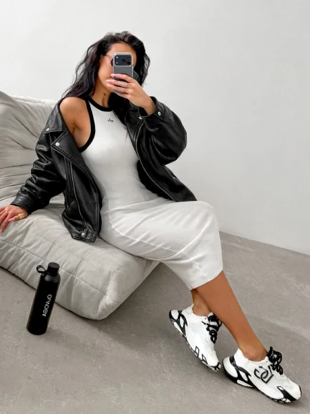 Sukienka OLAVOGA MANUAL 2026 biała - maWer Fashion