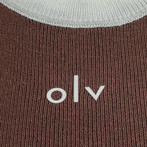 Sukienka OLAVOGA MANUAL 2026 brązowa - maWer Fashion