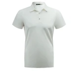 T-shirt męski polo OLAVOGA ZAIN 2026 ecru - maWer Fashion