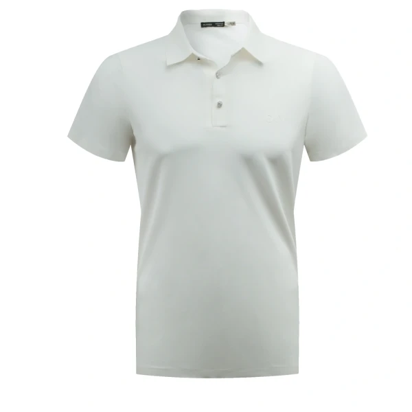 T-shirt męski polo OLAVOGA ZAIN 2026 ecru - maWer Fashion