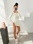 Sukienka OLAVOGA PAM 2026 ecru - maWer Fashion