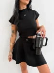 Komplet damski OLAVOGA FARI 2026 czarny  - maWer Fashion