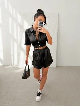 Komplet damski OLAVOGA CLAINY 2026 czarny