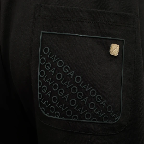 Spodnie męskie OLAVOGA LUON 2026 czarne - maWer Fashion