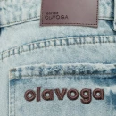 Spodnie damskie jeansy OLAVOGA BISMIN 2026 niebieskie - maWer Fashion