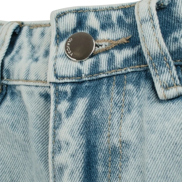 Spodnie damskie jeansy OLAVOGA BISMIN 2026 niebieskie - maWer Fashion