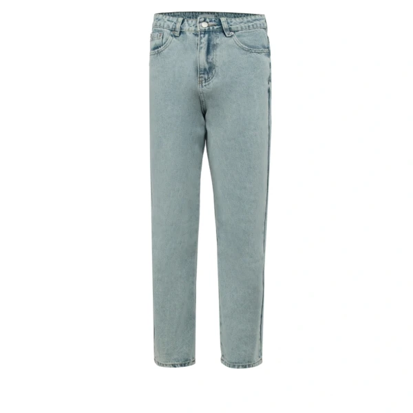 Spodnie damskie jeansy OLAVOGA BISMIN 2026 niebieskie - maWer Fashion