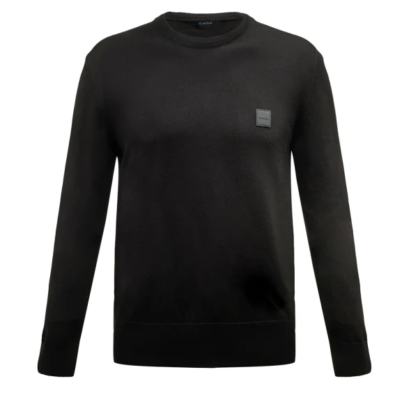 Sweter męski OLAVOGA ALAVOS 2026 czarny - maWer Fashion