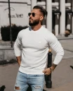 Sweter męski OLAVOGA ALAVOS 2026 ecru - maWer Fashion