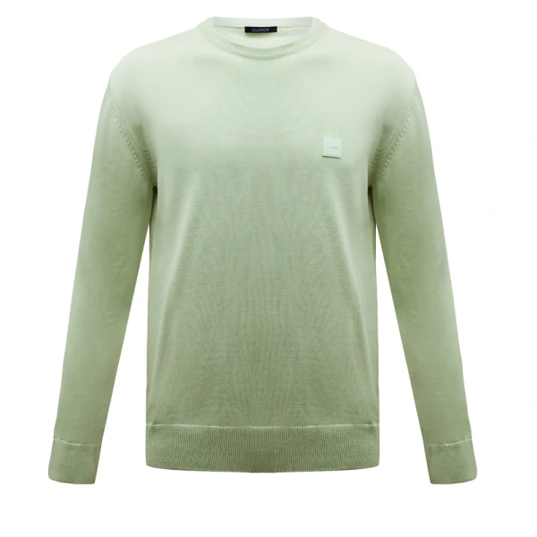 Sweter męski OLAVOGA ALAVOS 2026 zielony - maWer Fashion