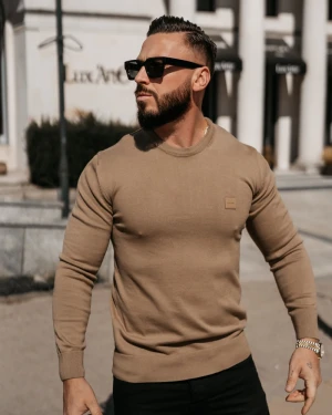 Sweter męski OLAVOGA ALAVOS 2026 brąz