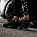 Buty męskie sneakersy OLAVOGA SPLENDOR czarne - maWer Fashion