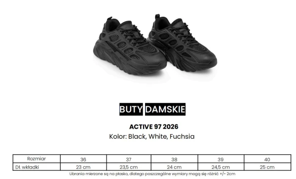 Buty damskie OLAVOGA ACTIVE 97 2026 fuksja - maWer Fashion
