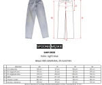 Spodnie męskie OLAVOGA DAPI jasny niebieski - maWer Fashion