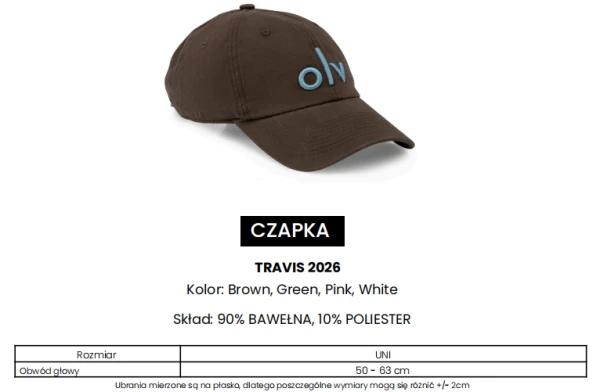 Czapka damska OLAVOAGA TRAVIS 2026 zielona - maWer Fashion