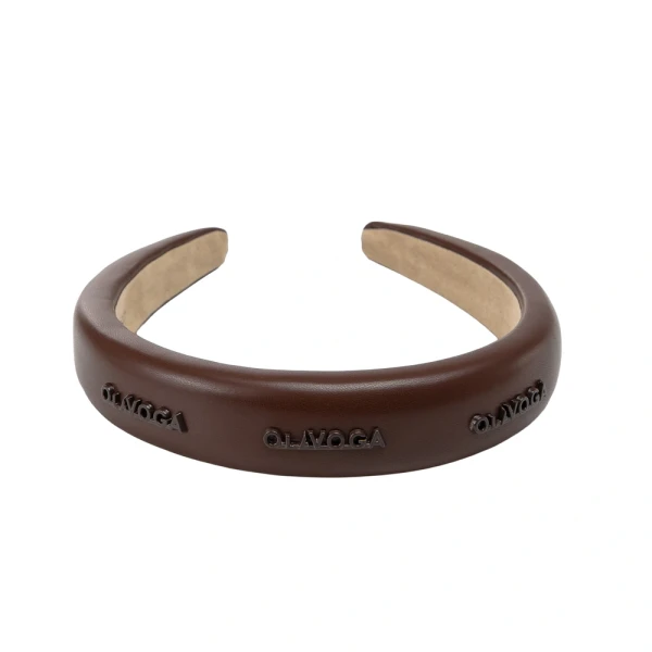 Opaska damska OLAVOGA PURRA 2026 brąz - maWer Fashion