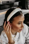 Opaska damska OLAVOGA PURRA 2026 ecru - maWer Fashion
