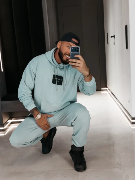 Komplet męski OLAVOGA MARICOL 2026 niebieski  - maWer Fashion