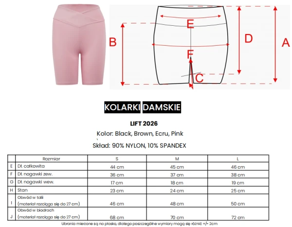 Kolarki damskie OLAVOGA LIFT 2026 brąz - maWer Fashion