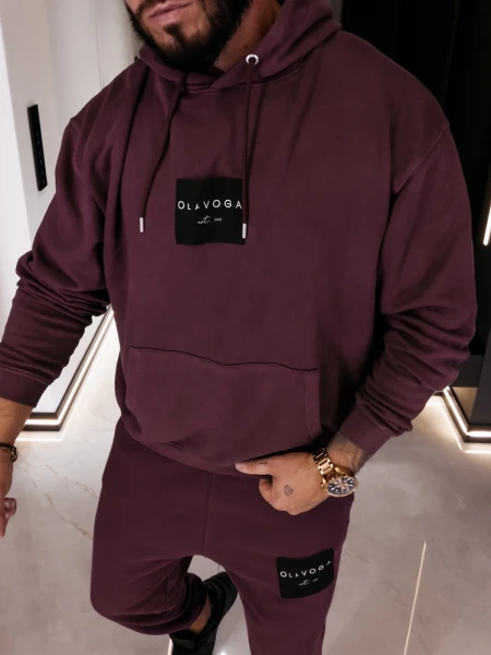 Komplet męski OLAVOGA MARICOL 2026 burgund  - maWer Fashion