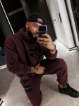 Komplet męski OLAVOGA MARICOL 2026 burgund  - maWer Fashion