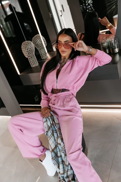 Komplet damski OLAVOGA VEIA 2026 róż - maWer Fashion