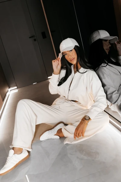 Komplet damski OLAVOGA VEIA 2026 ecru - maWer Fashion