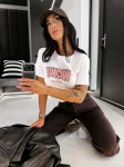 T-shirt damski OLAVOGA MARSH 2026 ecru - maWer Fashion
