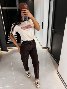 T-shirt damski OLAVOGA MARSH 2026 żółty