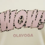 T-shirt damski OLAVOGA MARSH 2026 żółty - maWer Fashion