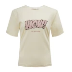 T-shirt damski OLAVOGA MARSH 2026 żółty - maWer Fashion