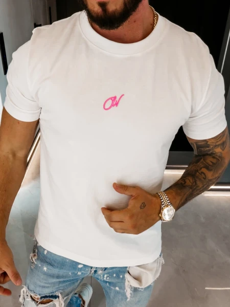 T-shirt unisex olavoga VELMAR 2026 ecru - maWer Fashion