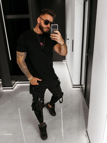 T-shirt unisex olavoga VELMAR 2026 czarny - maWer Fashion