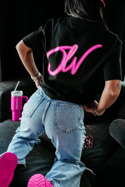 T-shirt unisex olavoga VELMAR 2026 czarny - maWer Fashion