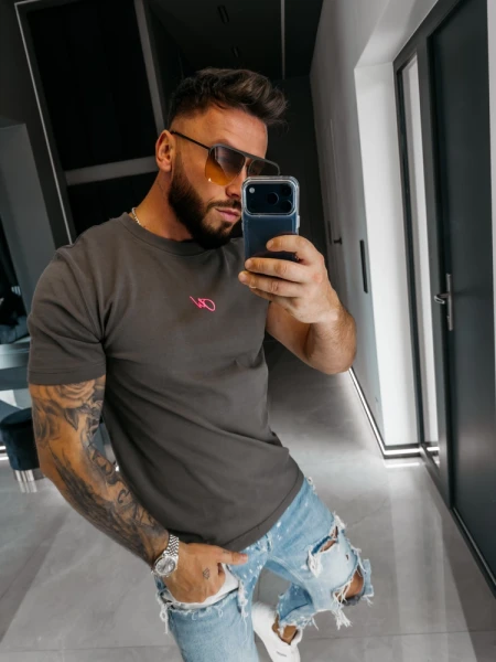 T-shirt unisex olavoga VELMAR 2026 grafit - maWer Fashion