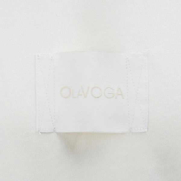 T-shirt męski OLAVOGA BARSON 2026 ecru - maWer Fashion