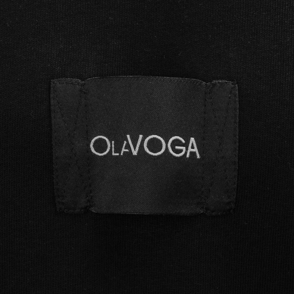 T-shirt męski OLAVOGA BARSON 2026 czarny - maWer Fashion