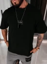 T-shirt męski OLAVOGA BARSON 2026 czarny - maWer Fashion