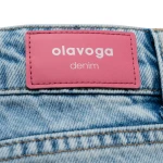 Spodnie damskie OLAVOGA CELABU 2026 niebieskie - maWer Fashion