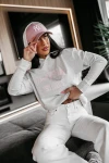 Bluza damska OLAVOGA KIRION 2026 szara - maWer Fashion