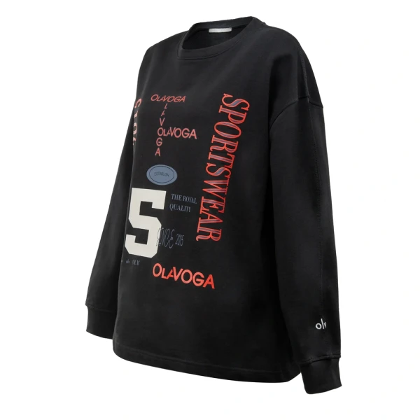 Bluza damska OLAVOGA APARE 2026 czarna - maWer Fashion